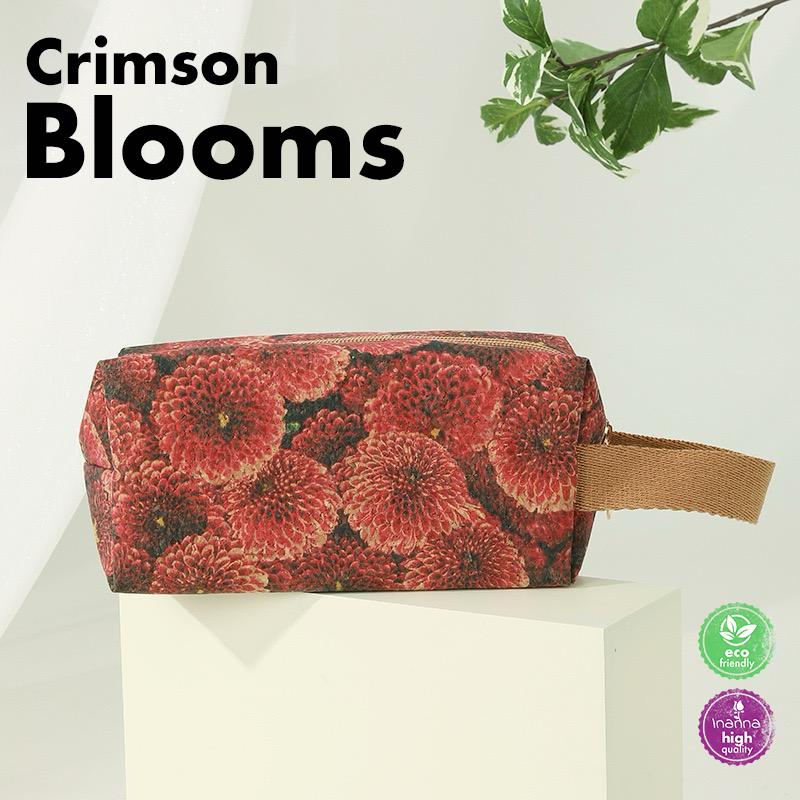 Eco-Friendly Cork Makeup Bag - Floral, Geometric, Boho Designs - Travel Cosmetic Bag, Sustainable, Perfect Gift for Her, Unique & Stylish